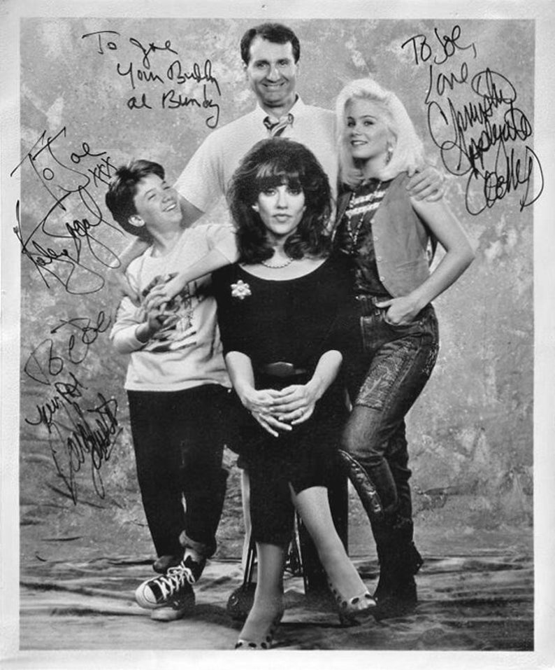 Married With Children Cast Signed Photo Ed O'neill signed as Al Bundy