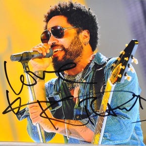 Lenny Kravitz Signed - Etsy