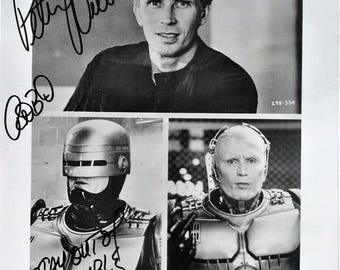 ピーター・ウェラー直筆サイン入りロボコップカード（証明書付き