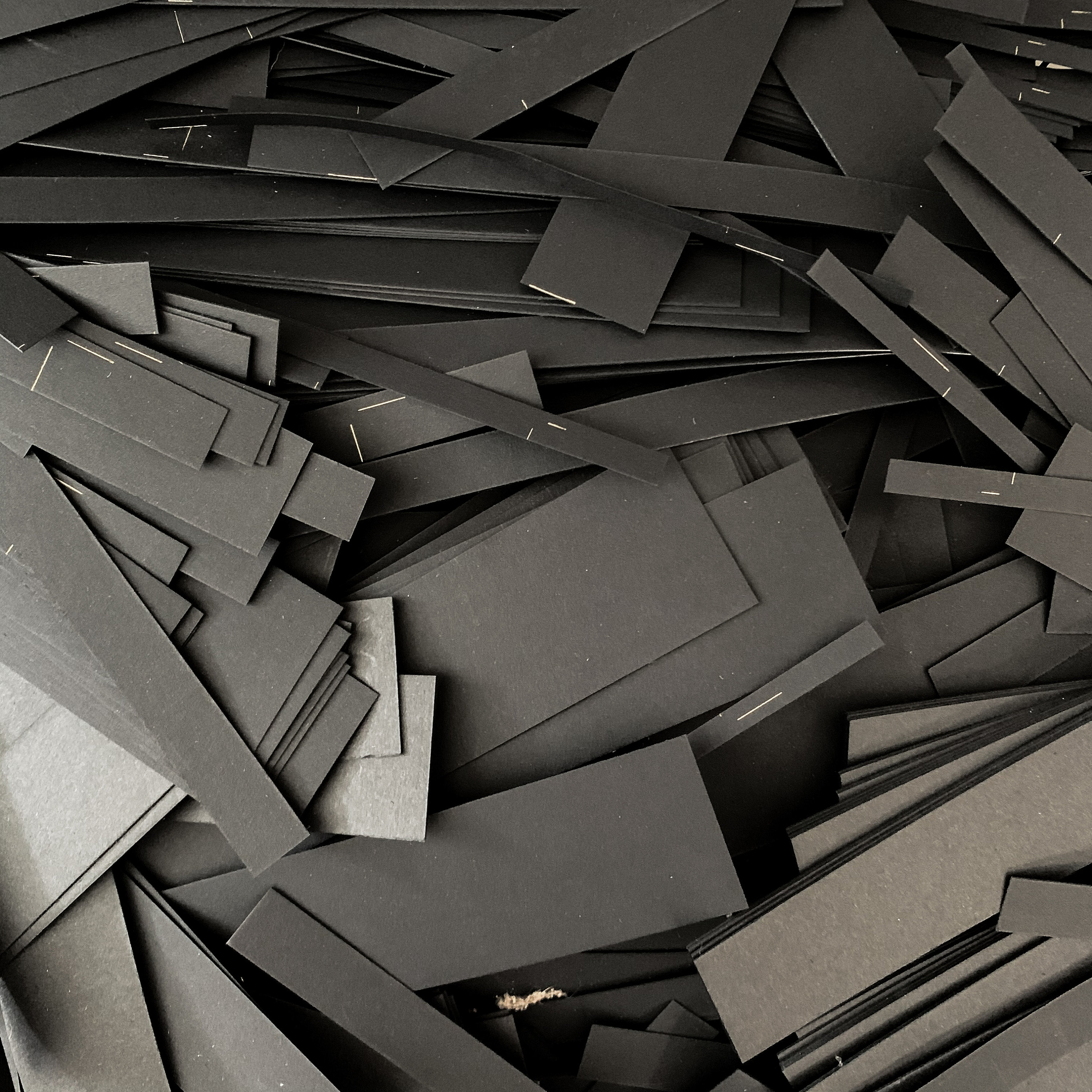 Black Scrap Paper for Papermaking 1LB Etsy