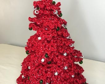 Handmade Crocheted Christmas Tree