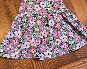Children's retro flower dress