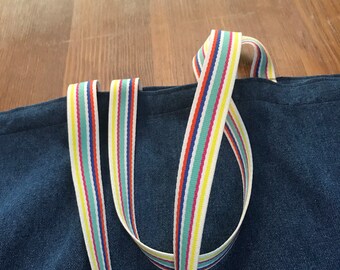 Bolso de mercado vaquero vintage ecológico