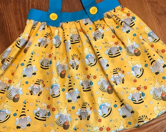 Children's gnome bee dress
