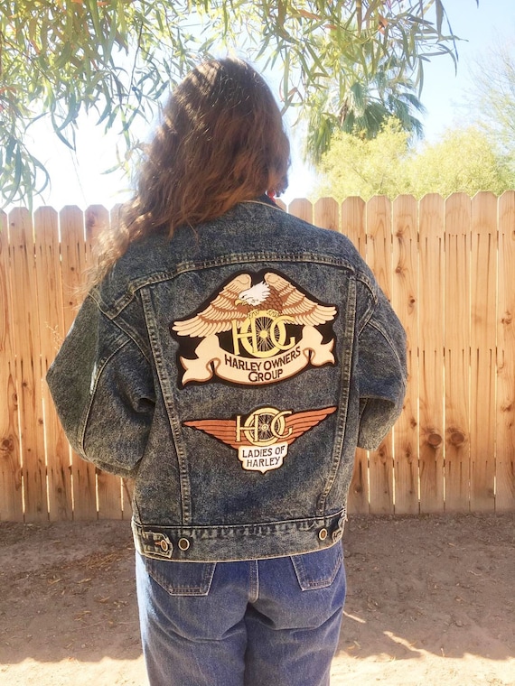 80s Levi Jean Jacket / Vintage Levis Jacket Harley Da… - Gem