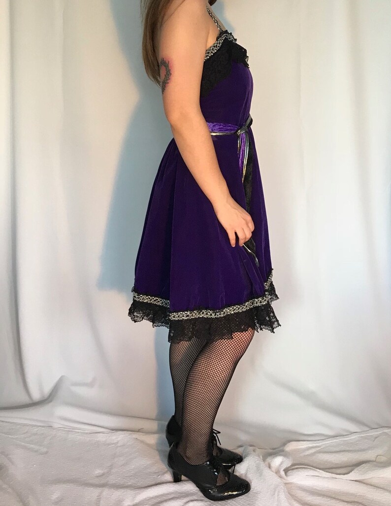 80s Western Dance Hall Girl Costume / Vintage Can Can Dancer Etsy