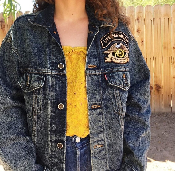 Levis Vintage Denim Jacket 1980's Levi Strauss 42 Four
