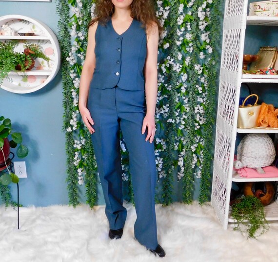 60 s 70 s Bobbie Brooks Polyester Pant Suit Vintage Gem