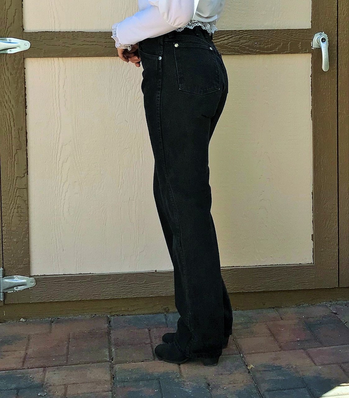 wrangler high waisted mom jeans