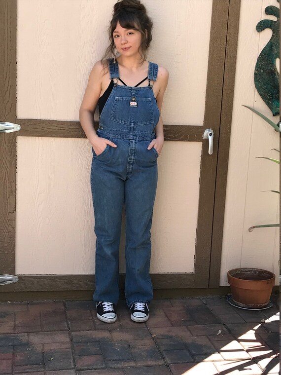 70s Oshkosh Overalls / Vintage Denim Bib Overalls