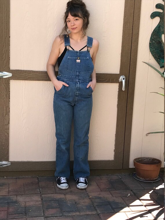 70s denim overalls