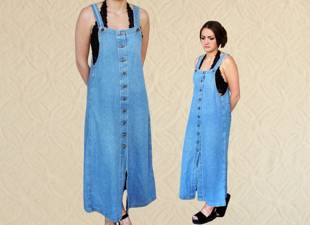 90's overall dress