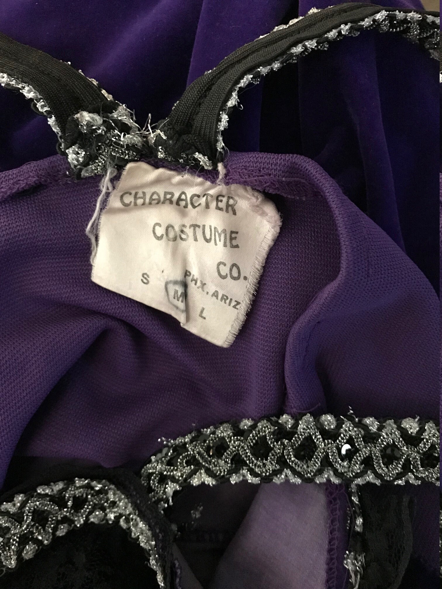 80s Western Dance Hall Girl Costume / Vintage Can Can Dancer Dress