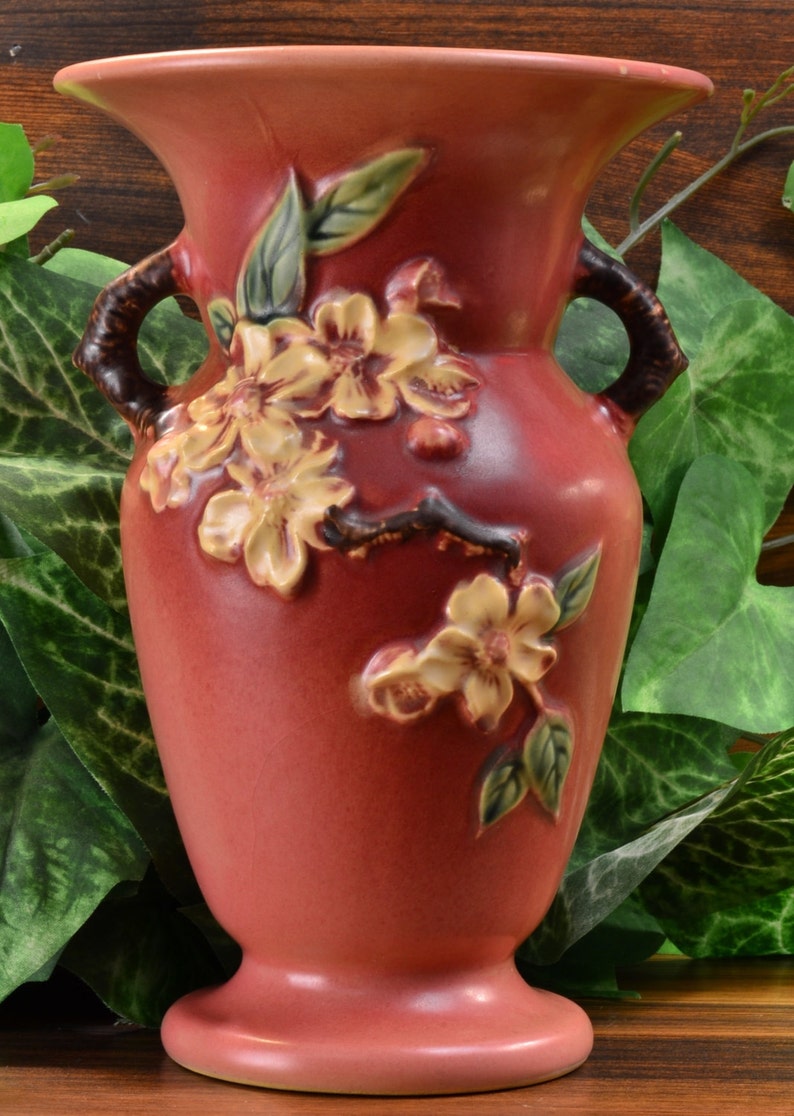 Roseville Pottery Vase 1948 Trial Glaze Experimental Apple | Etsy