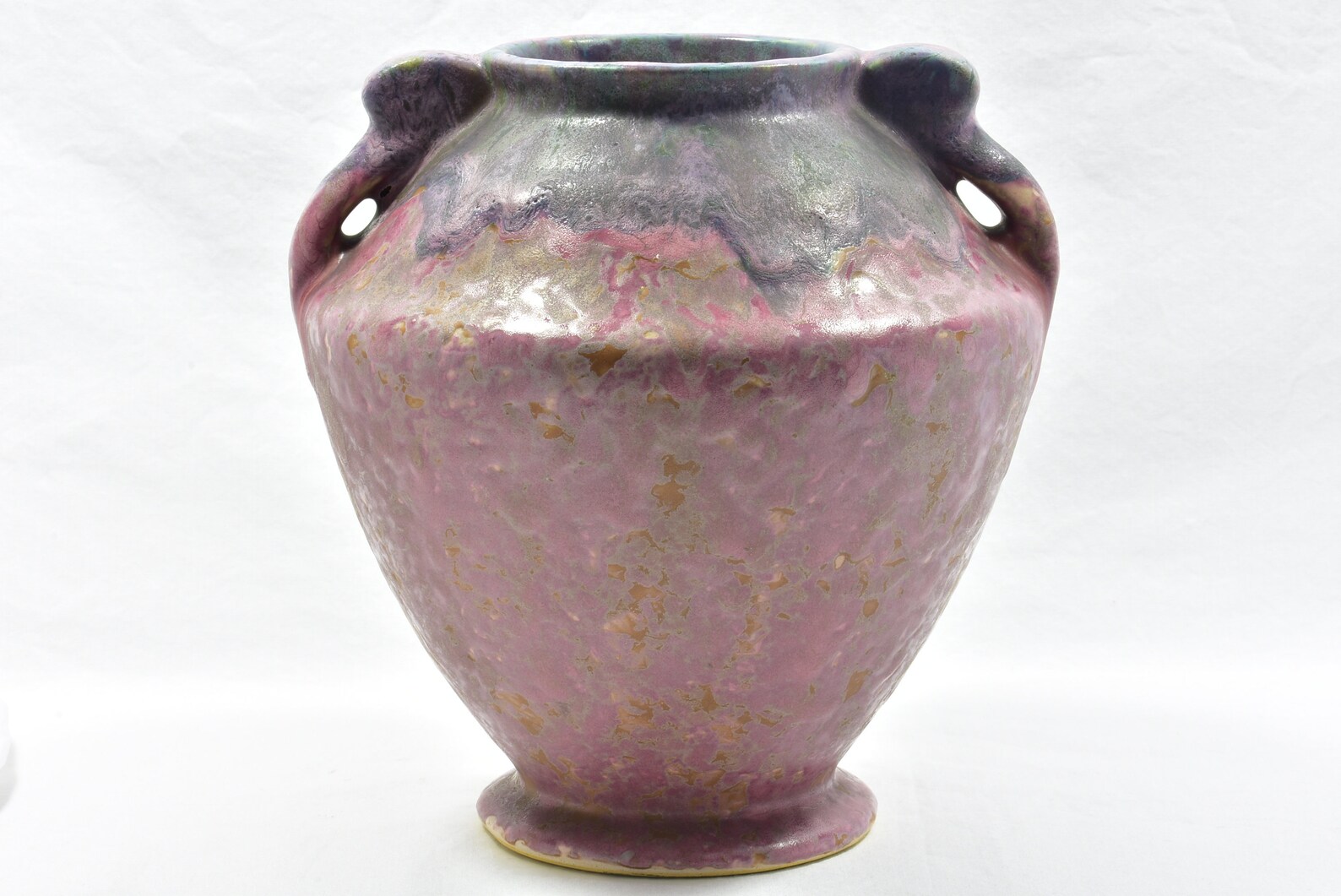 Roseville Pottery 1915 Purple Cotton Candy Carnelian II Tab Etsy