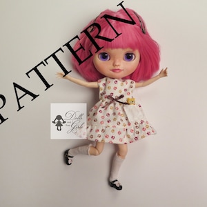 Blythe Doll Dress Pattern: Sleeveless Ruffle Dress (PDF Download)