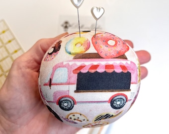 NEW Mini size Donut Themed Pincushion, Sewing Tool Gift