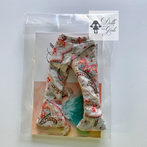 Paisley Bell Bottoms for 12-inch Blythe Doll