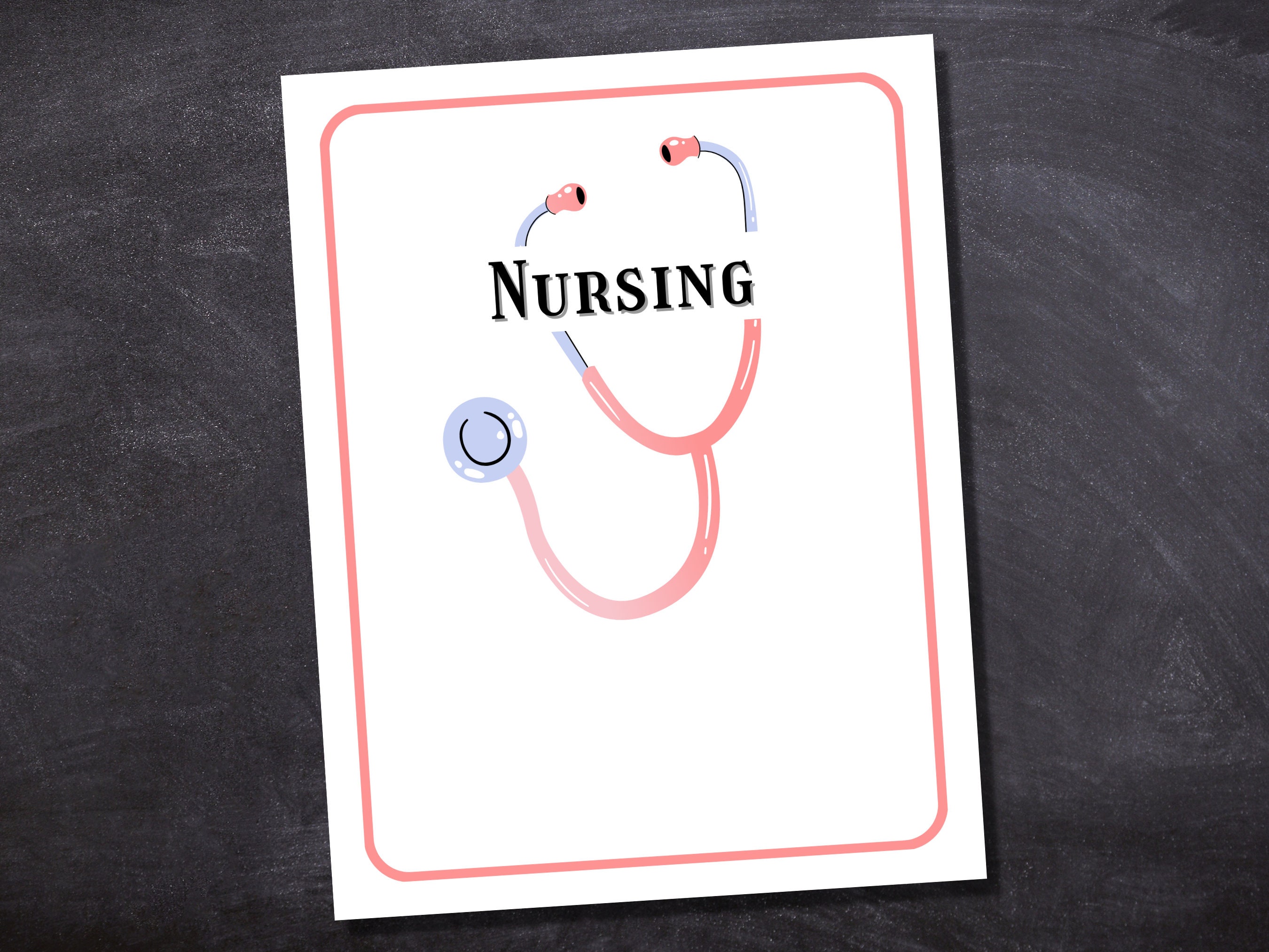 Nursing Binder Cover Printable / Letter Size / School Binder - Etsy