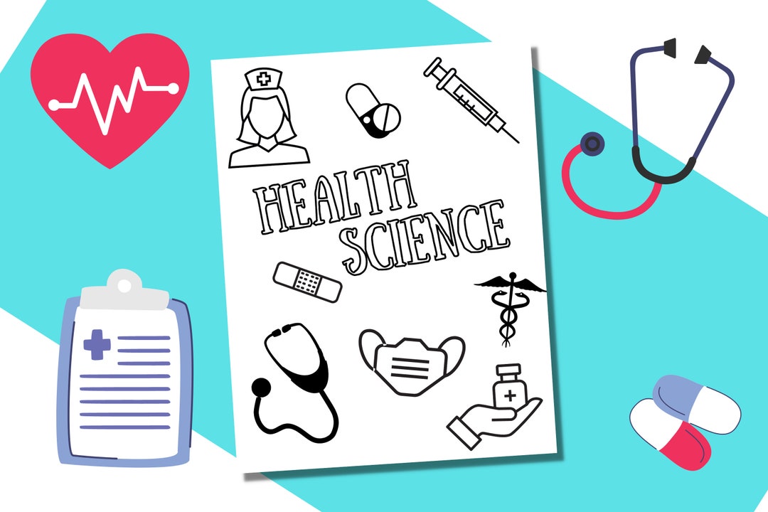 HEALTH SCIENCE Binder Cover Printable / Letter Size / School Binder ...