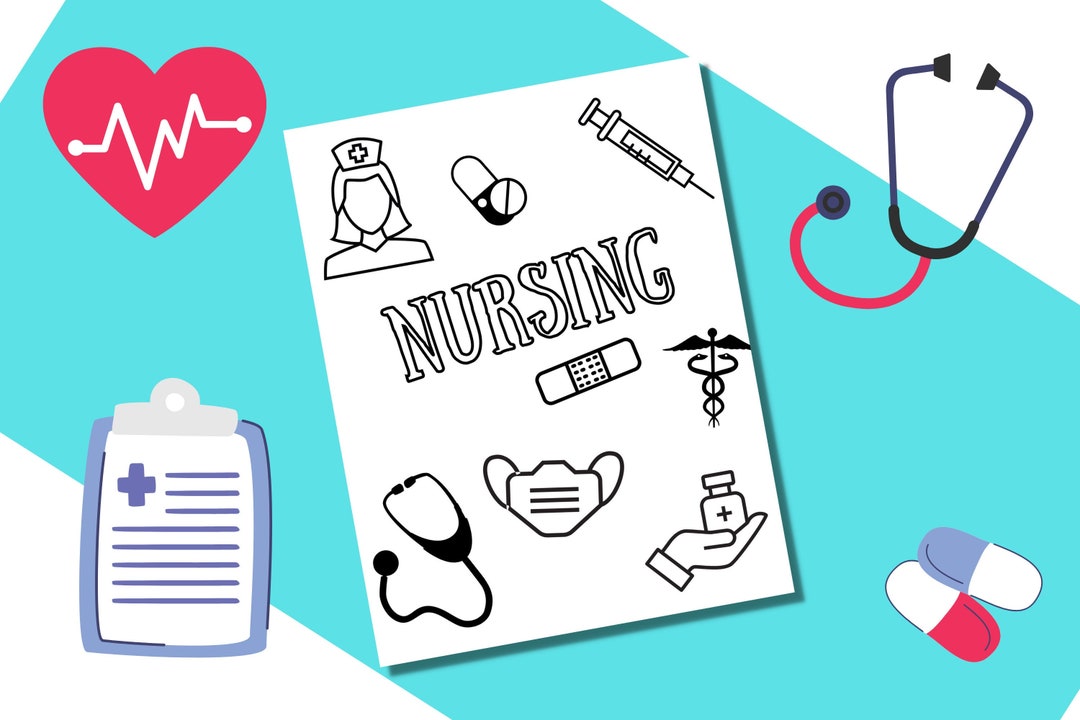 Nursing Binder Cover Printable / Letter Size / School Binder Cover ...