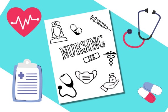 Nursing Binder Cover Printable / Letter Size / School Binder | Etsy