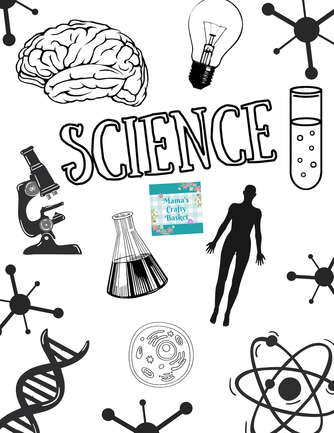 science-binder-cover-printable-letter-size-school-binder-etsy