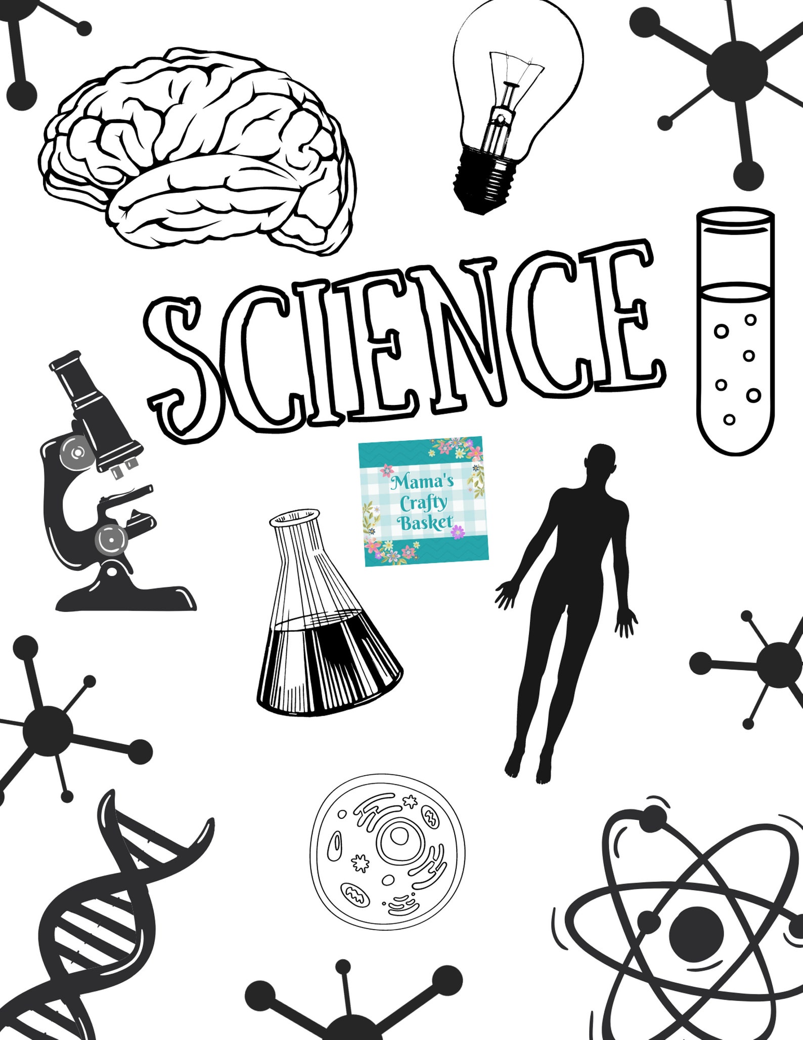 Science Binder Cover Printable
