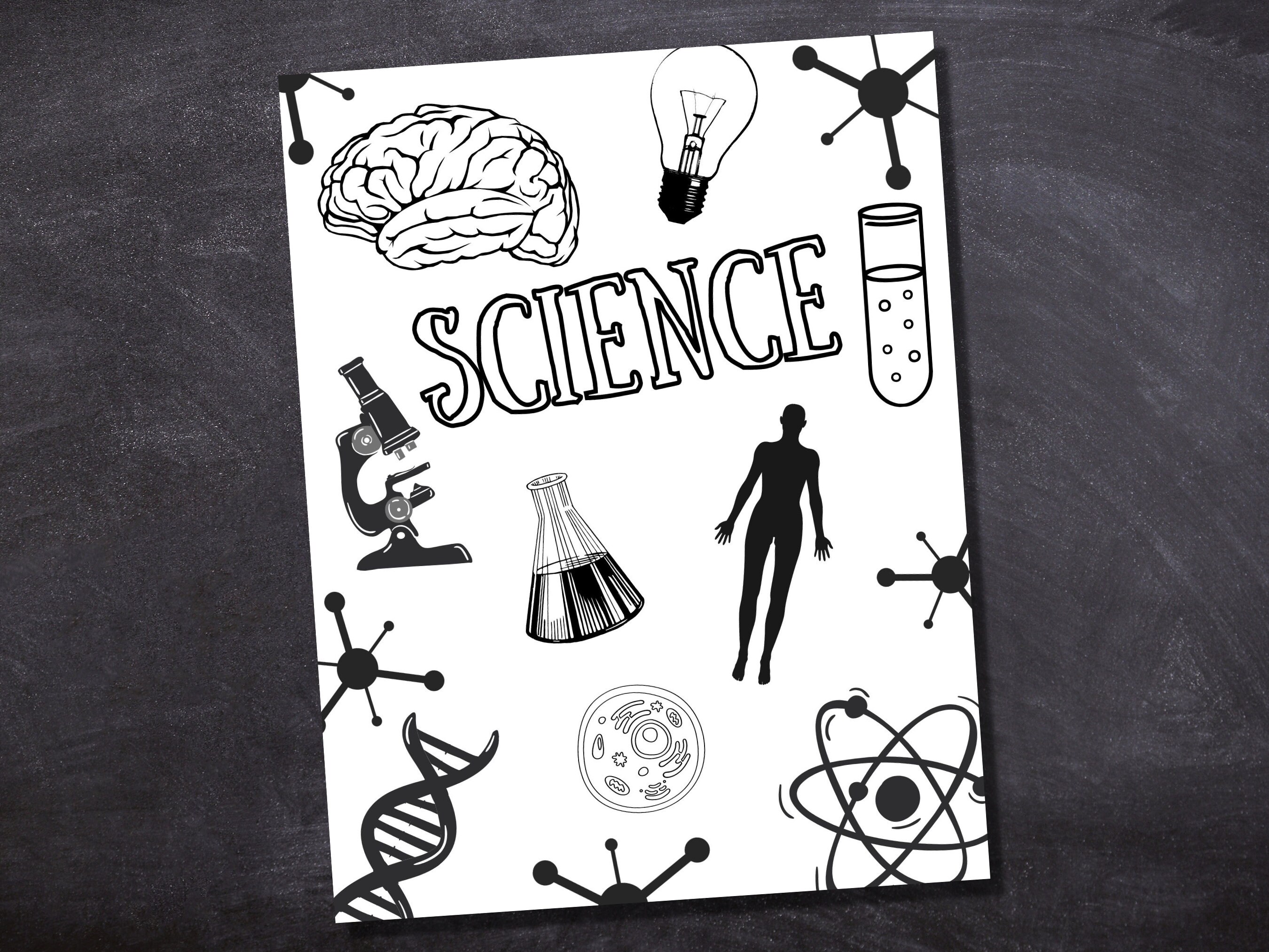 School Subjects Binder Cover Printable / Letter Size / Teacher Binder ...