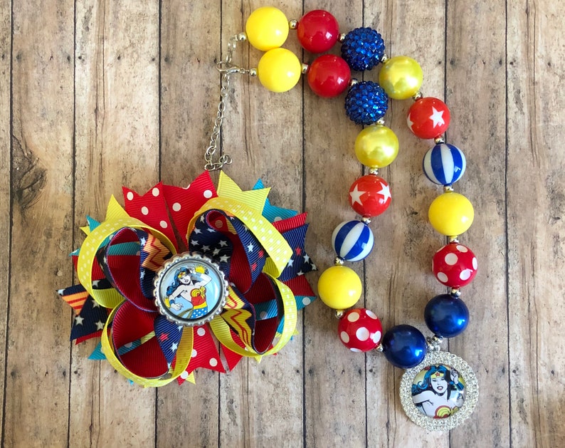 Necklace and Bow Set SPRING SALE You choose!
