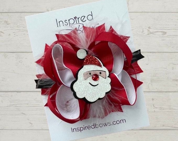 Santa Hair Bow