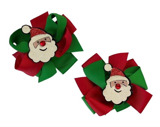 Girls Holiday Hair Bow Set - You choose set