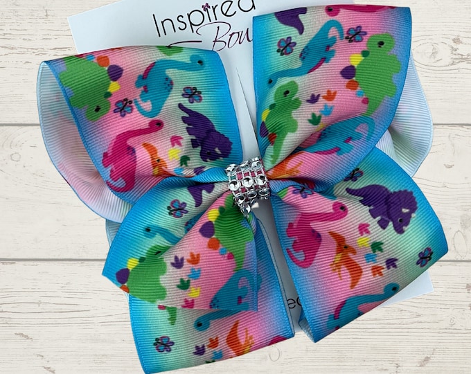 Dinosaur Hair Bows - You choose!