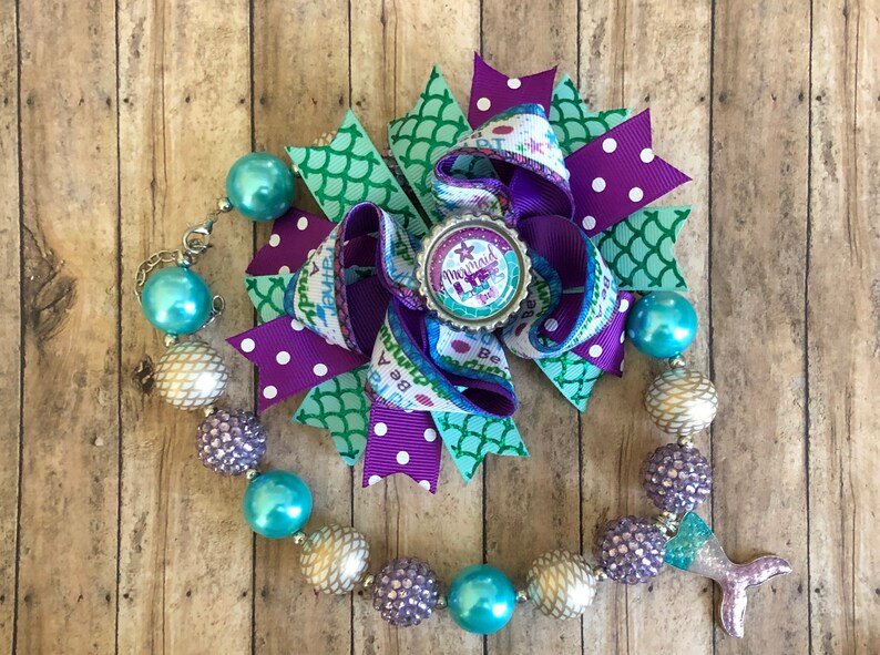 Necklace and Bow Set SPRING SALE You choose!