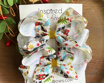 Nutcracker Christmas Holiday Ballerina Hair Bows Ships FREE!