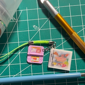 Custom Video Game Charm Keychain Necklace