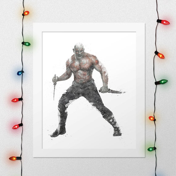 Drax The Destroyer Drax Guardians Of The Galaxy Marvel Etsy
