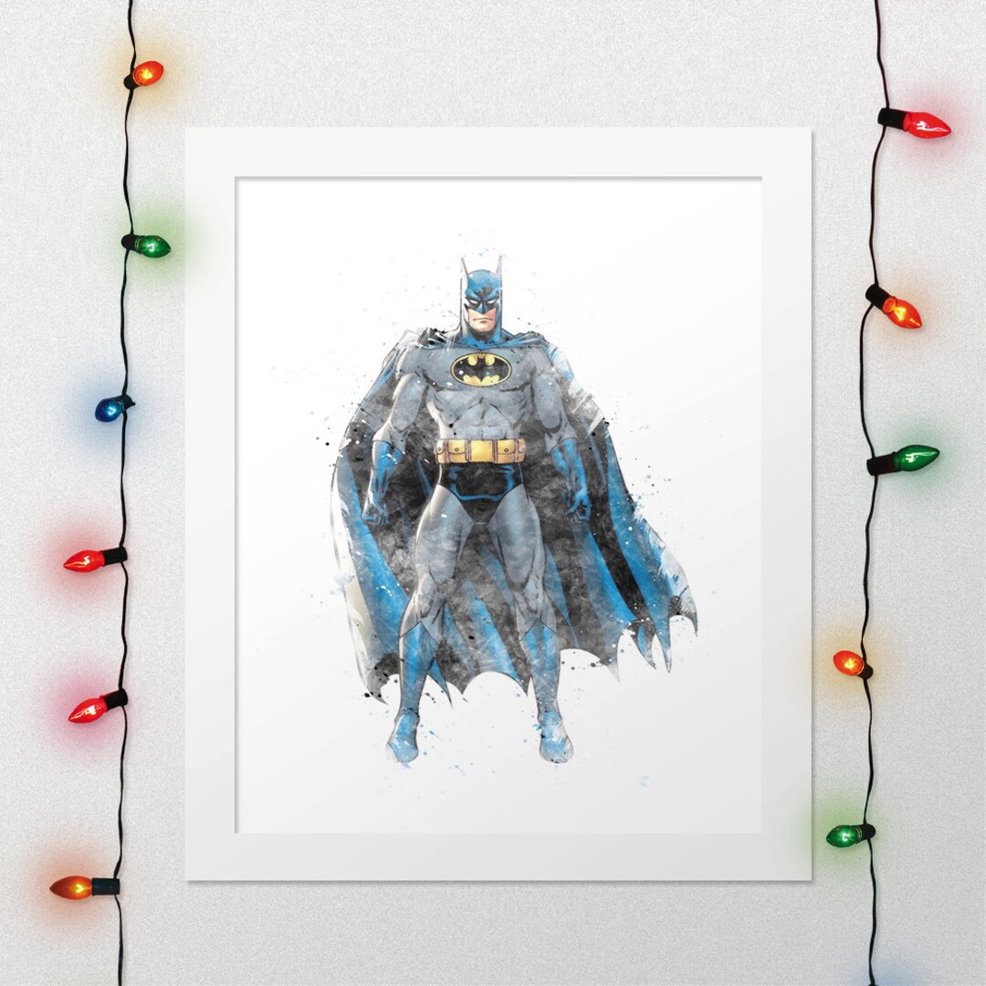 BATMAN PRINT Batman Poster DC Batman Print Batman - Etsy