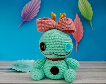 Patron : Scrump Lilo y Stitch/Trapos Lilo y Stitch - Amigurumi Scrump Patron et tutoriel crochet anglais et espagnol