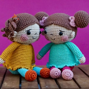 Pattern: Muñeca Mabel/Mabel Doll - Amigurumi Doll Crochet pattern and tutorial English and Spanish