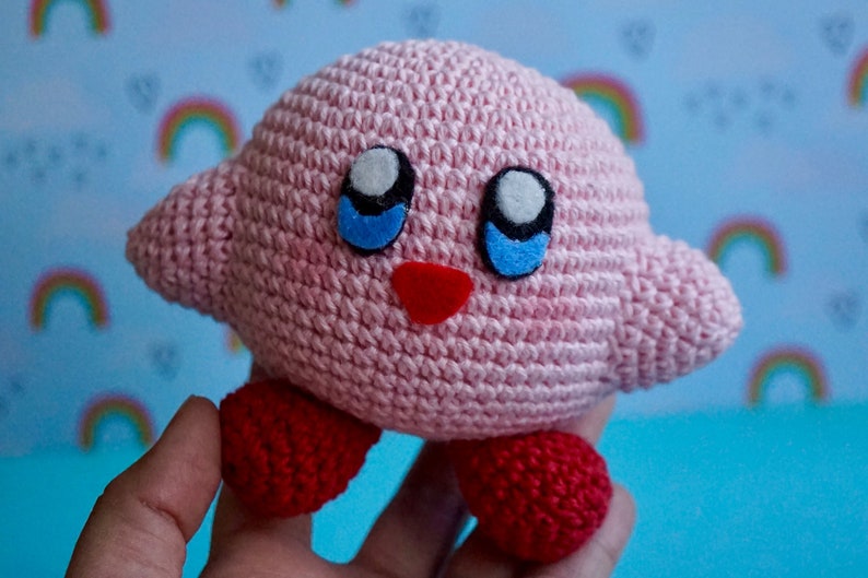 Pattern Kirby Amigurumi Kirby Crochet Pattern and Tutorial Etsy