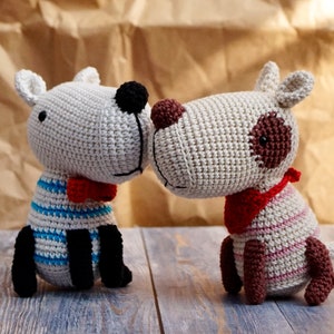 Pattern: Albert the little dog/Perrito Albert- Amigurumi Dog Crochet pattern and tutorial English and Spanish
