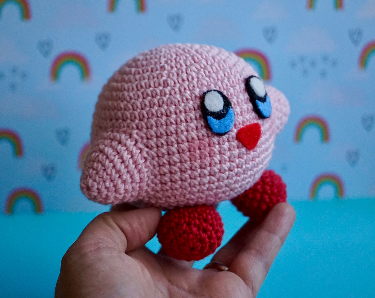 Pattern Kirby Amigurumi Kirby Crochet Pattern and Tutorial Etsy