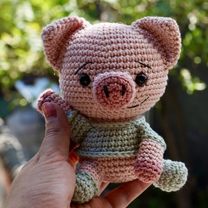 Pattern: Cerdito Porky/Porky - Amigurumi Pig Crochet pattern and tutorial English and Spanish