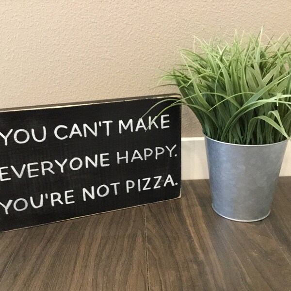 Pizza Sign  |  Kitchen Sign  |  Home Decor  |  Wood Sign