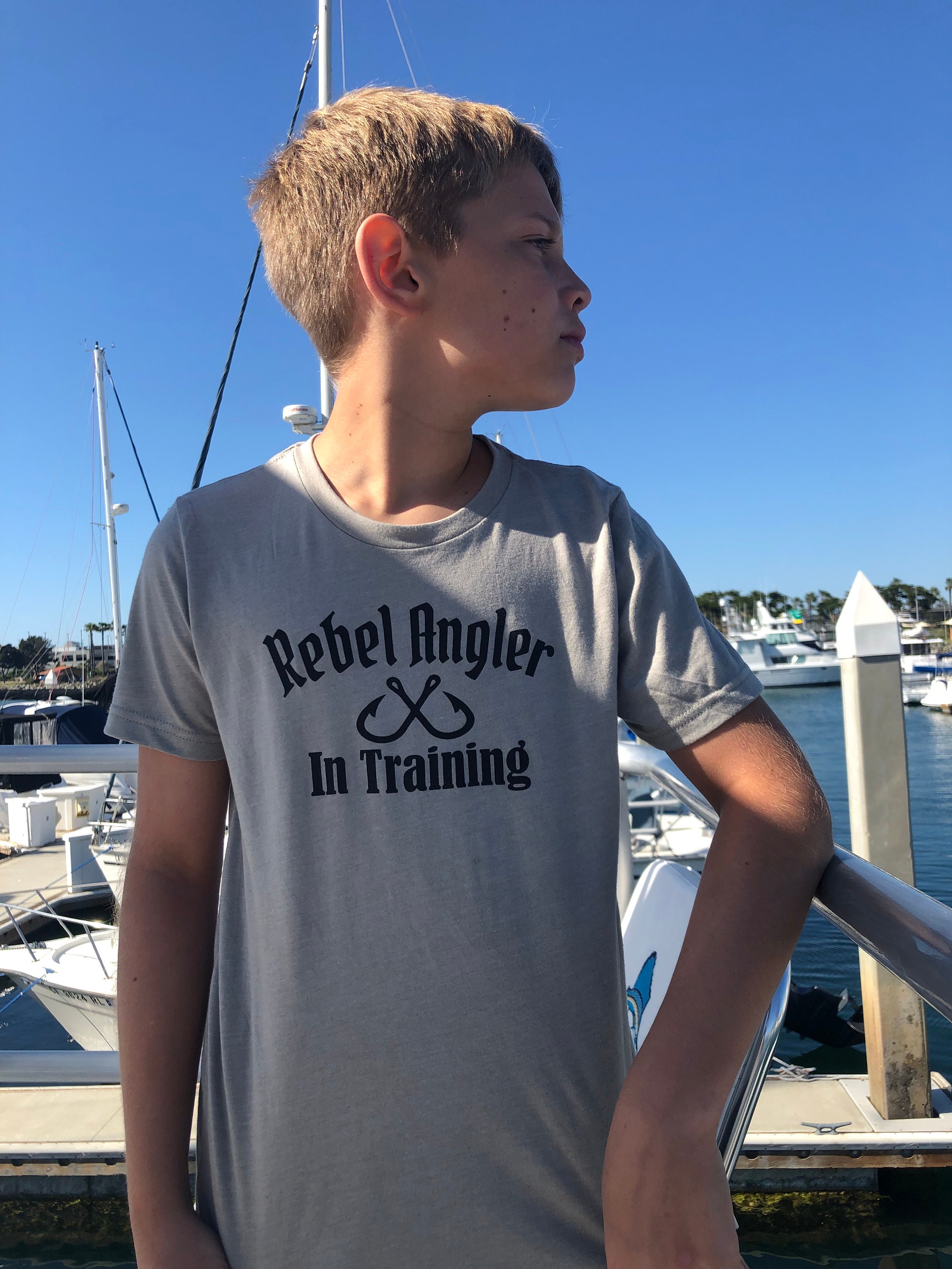 Rebel Angler in Training Youth Kids Fishing Shirt -  Canada