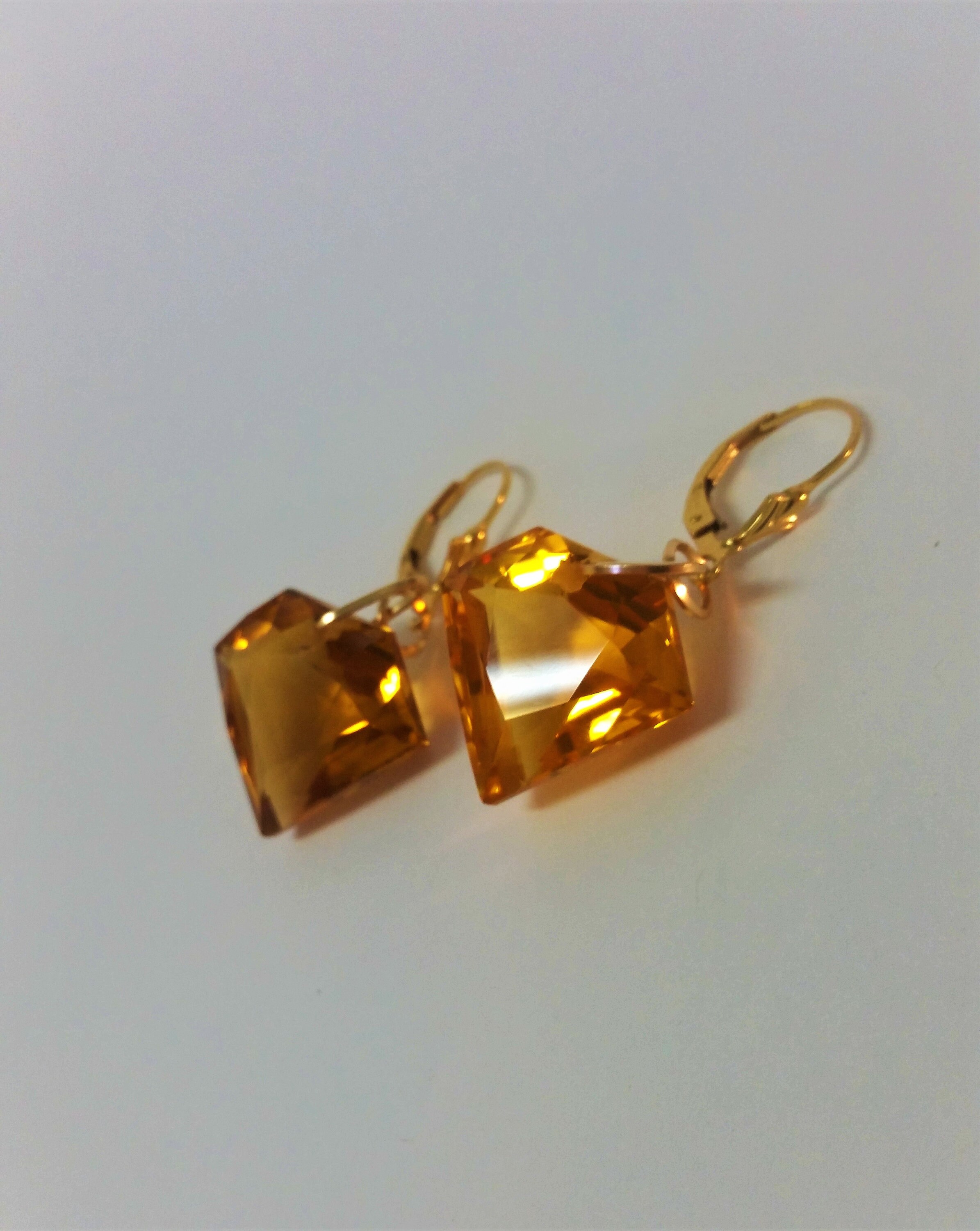 Citrine Earrings Yellow Citrine Earrings Citrine Jewelry Citrine Dangle ...