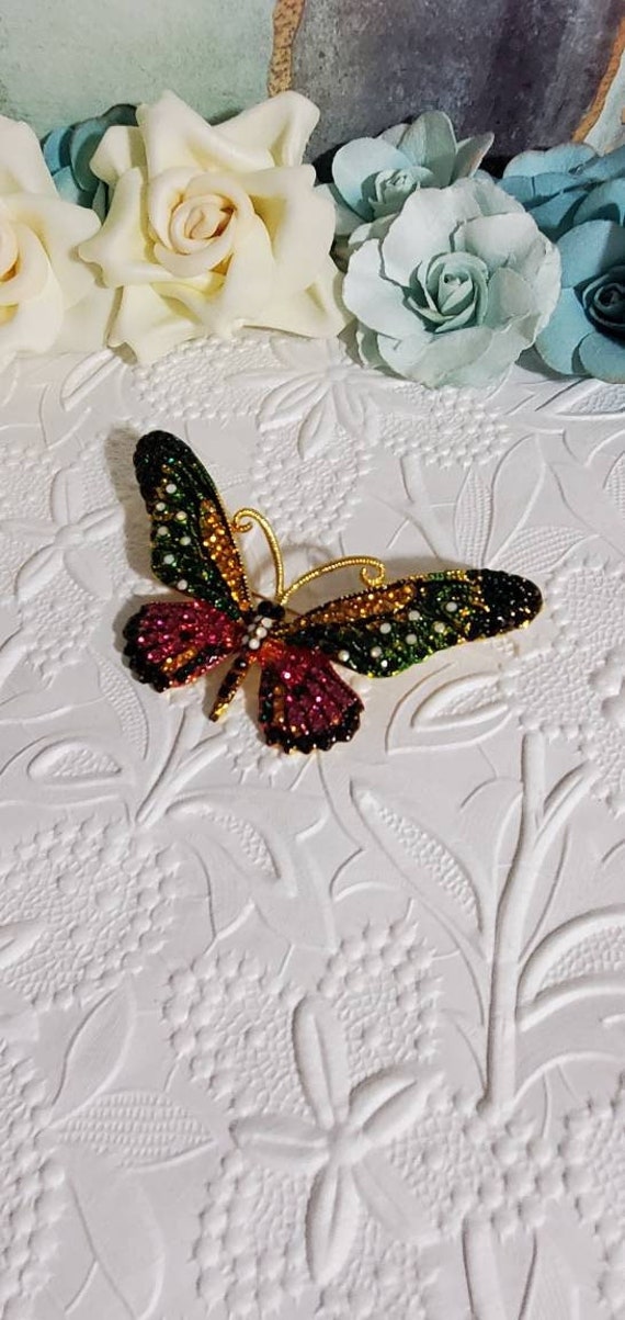 Butterfly Brooch - Vintage Brooch - Butterfly Pin-