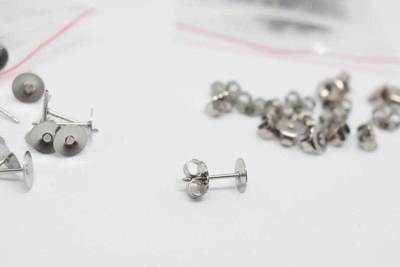 Surgical Steel Earring Posts and Backs Etsy Australia