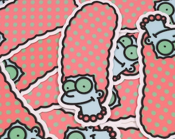 Marge Simpson Pop Art Sticker